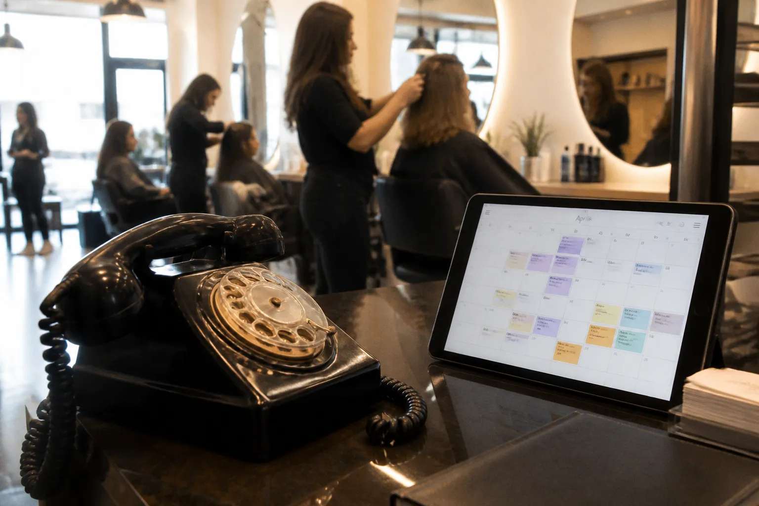 Appuntamento dal parrucchiere: meglio online o al telefono?