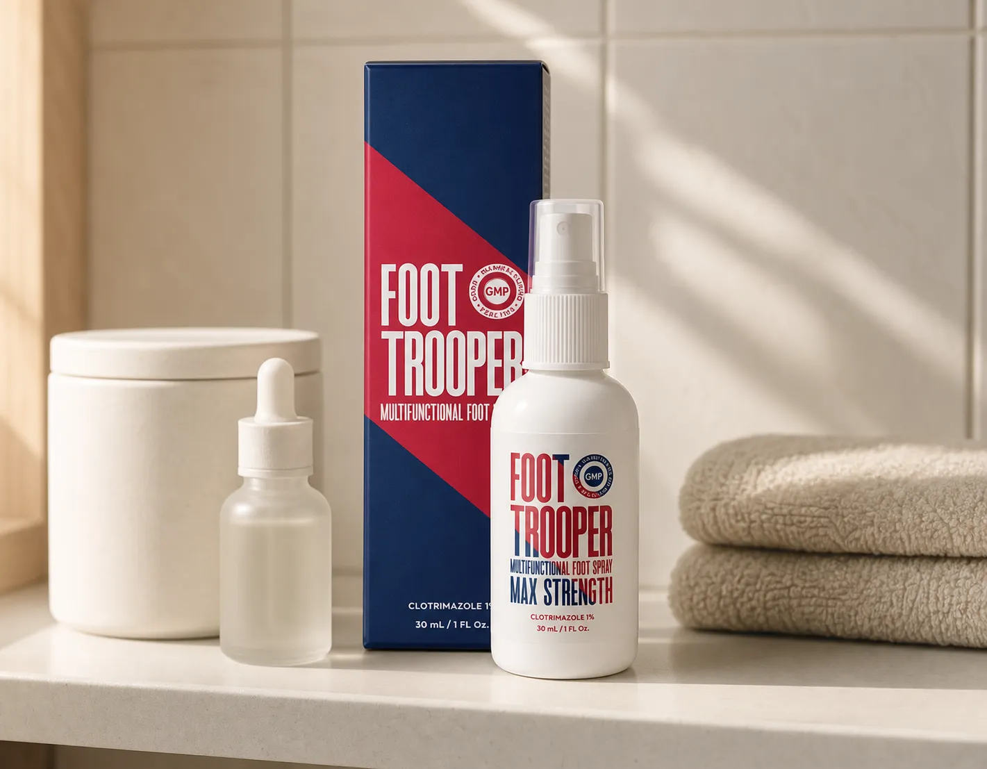 Foot Trooper-fungus remedy — la confezione nella vita quotidiana