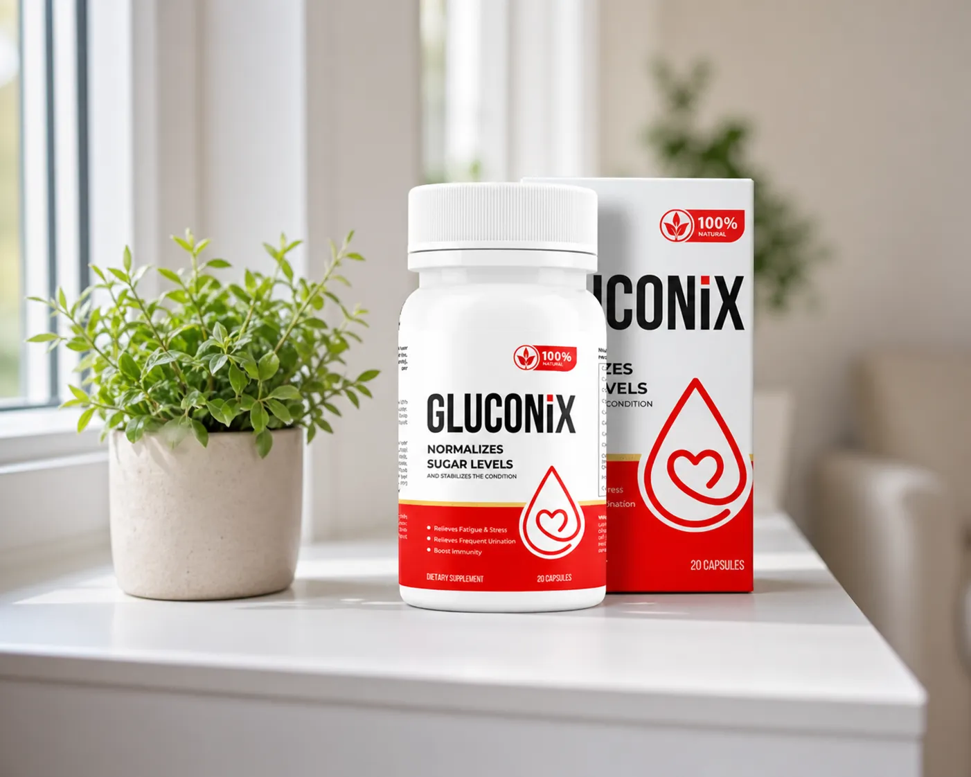 Gluconix — la confezione nella vita quotidiana