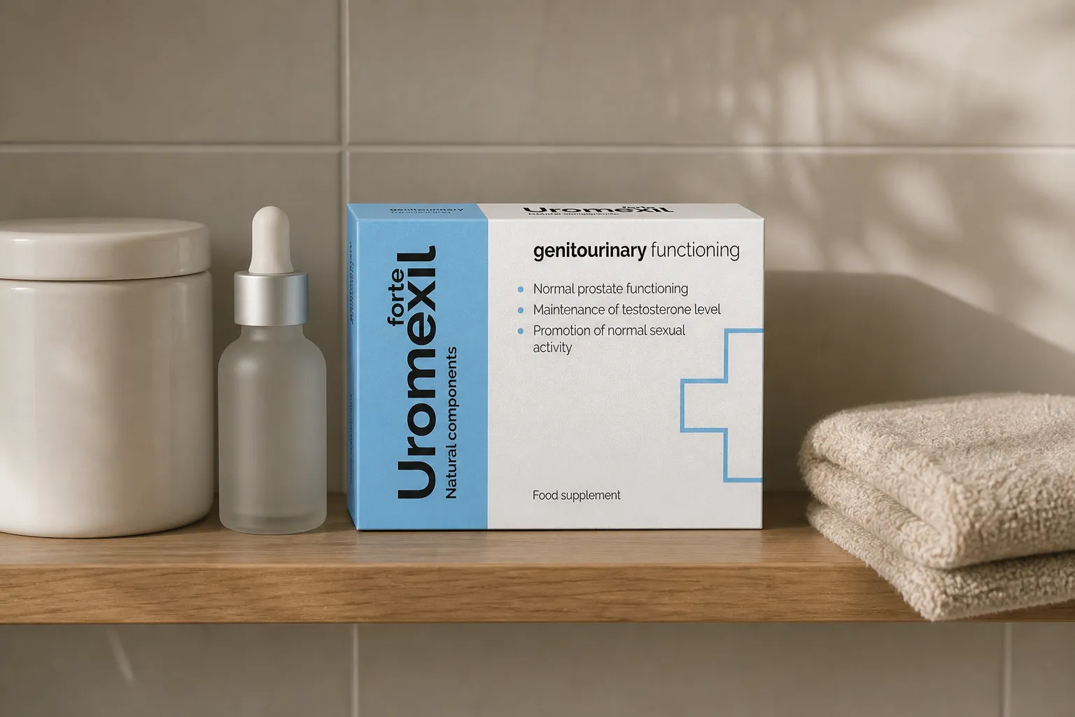 Uromexil Forte — la confezione nella vita quotidiana