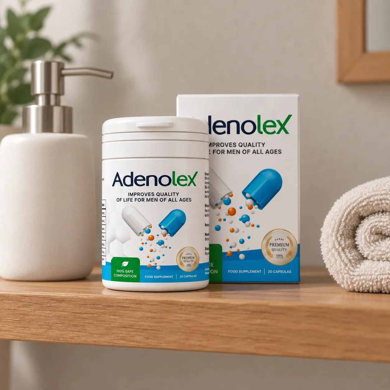 Adenolex — la confezione nella vita quotidiana