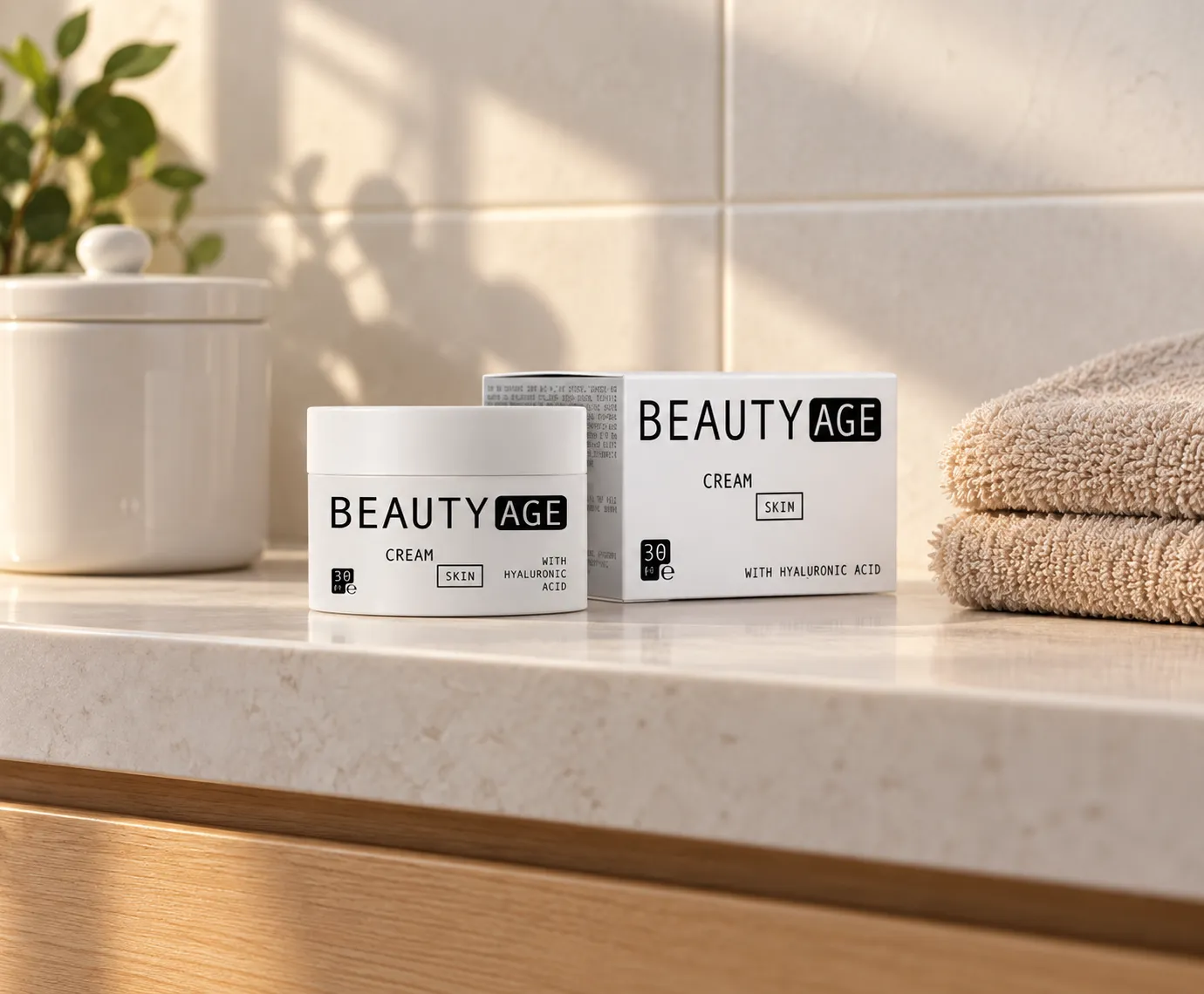 BEAUTY AGE SKIN — la confezione nella vita quotidiana