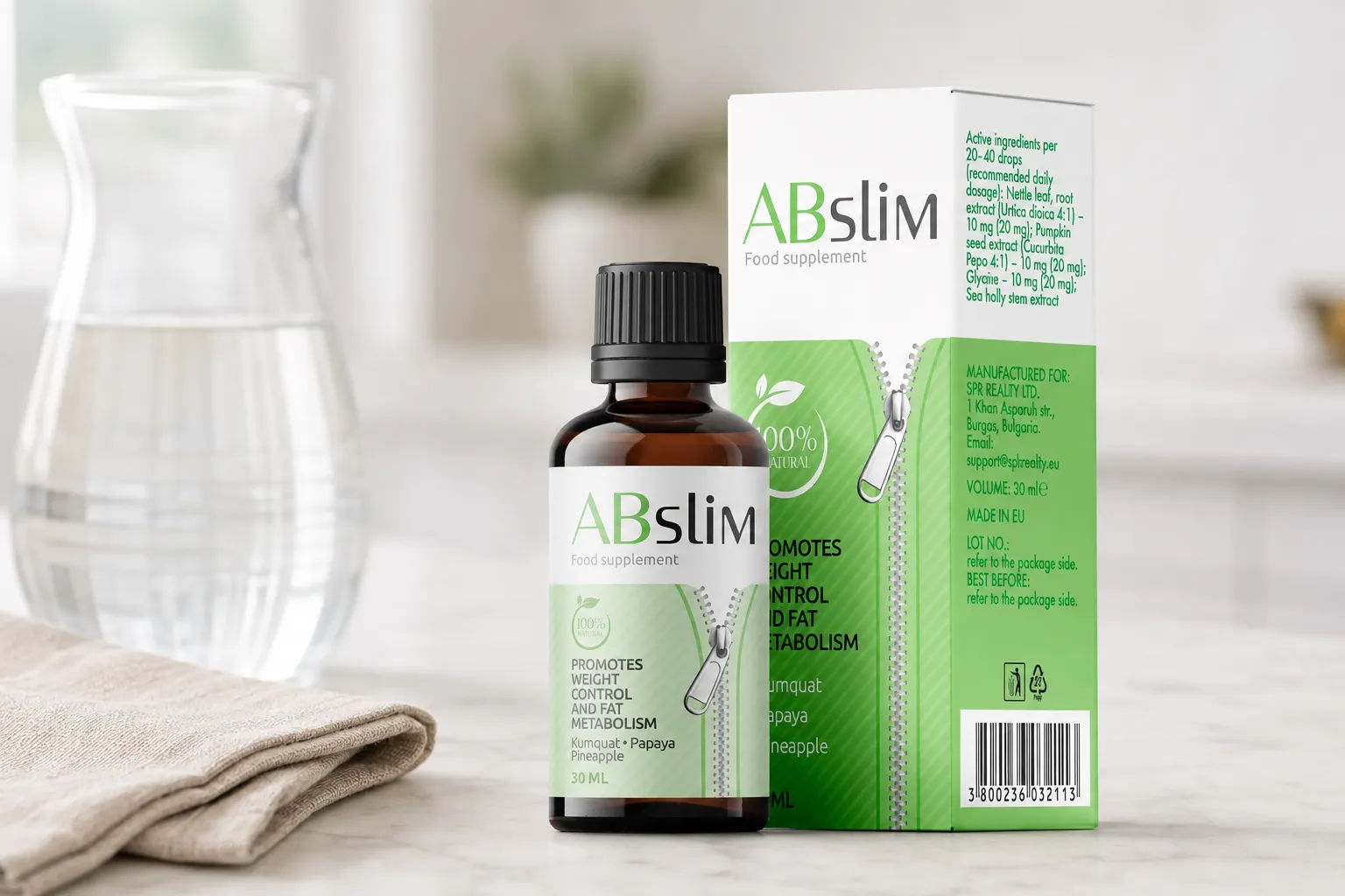 ABSlim — la confezione nella vita quotidiana
