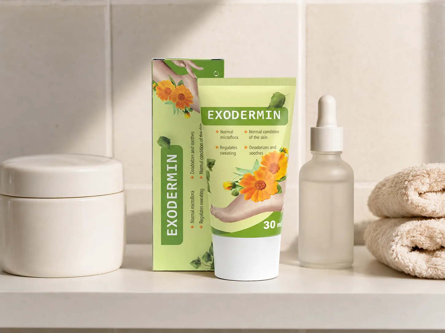 Exodermin — la confezione nella vita quotidiana