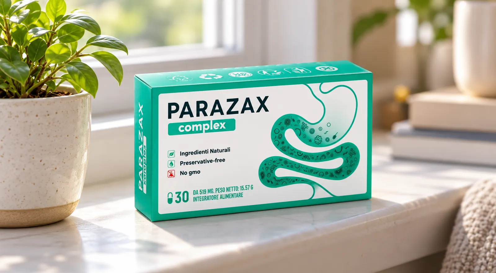 Parazax — la confezione nella vita quotidiana