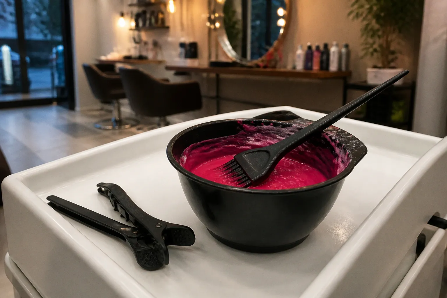 Tinta su capelli puliti o sporchi: cosa dice il salone